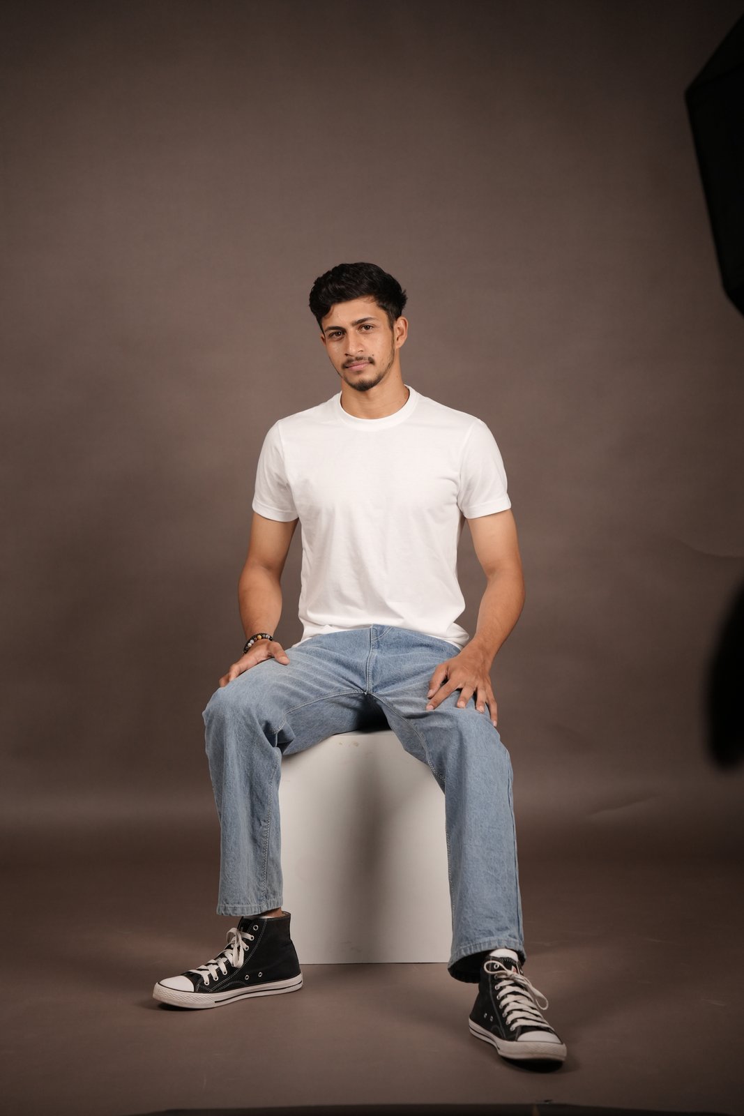 Casual polo portrait